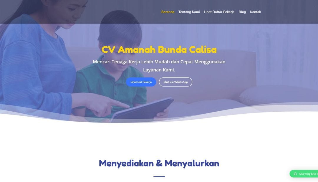 Amanah Bunda Calisa – Penyedia Tenaga Kerja