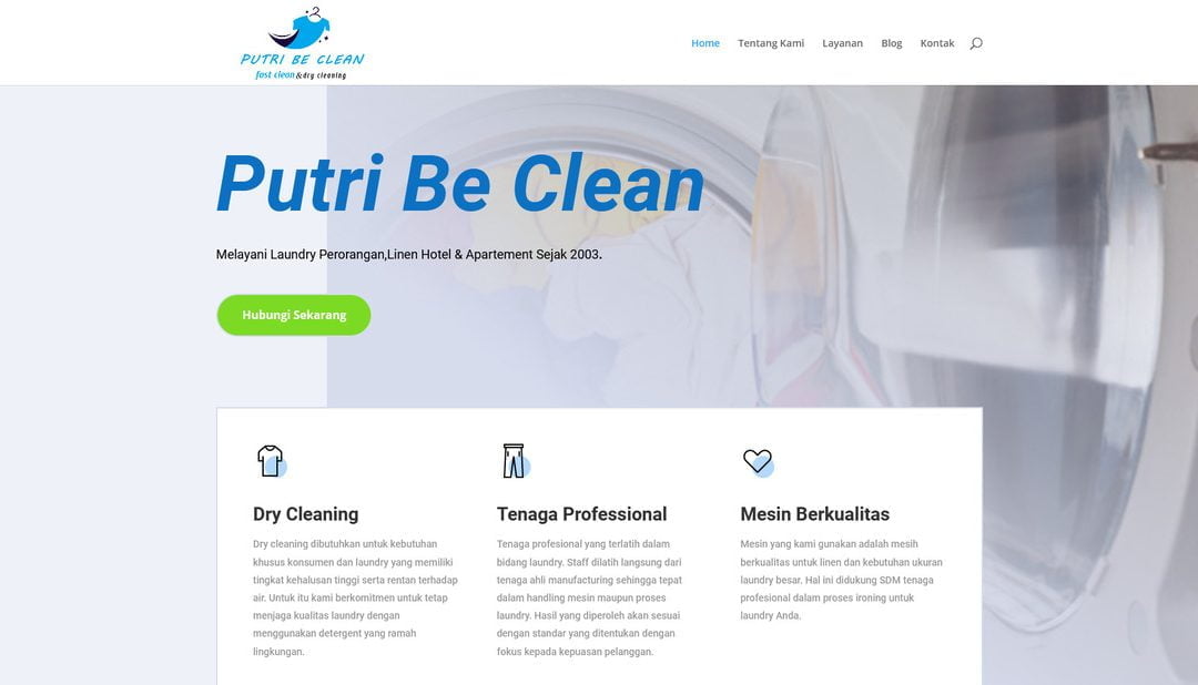 Putri Be Clean – Pelopor Bisnis Laundry
