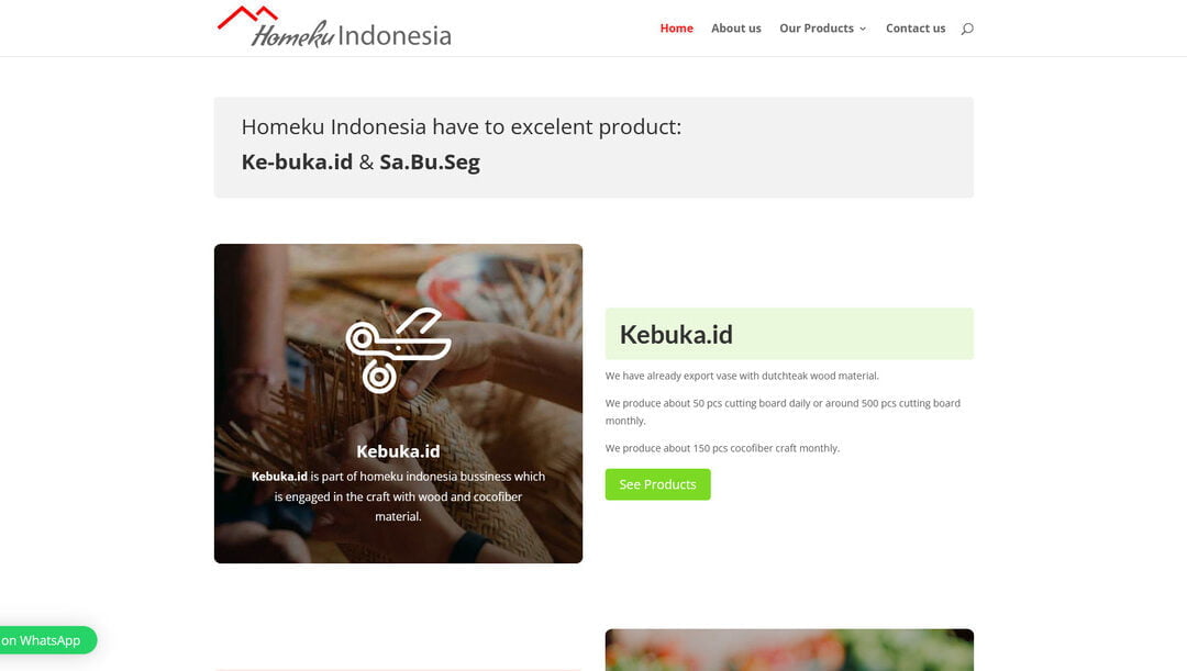 Homeku Indonesia – Export Quality Product