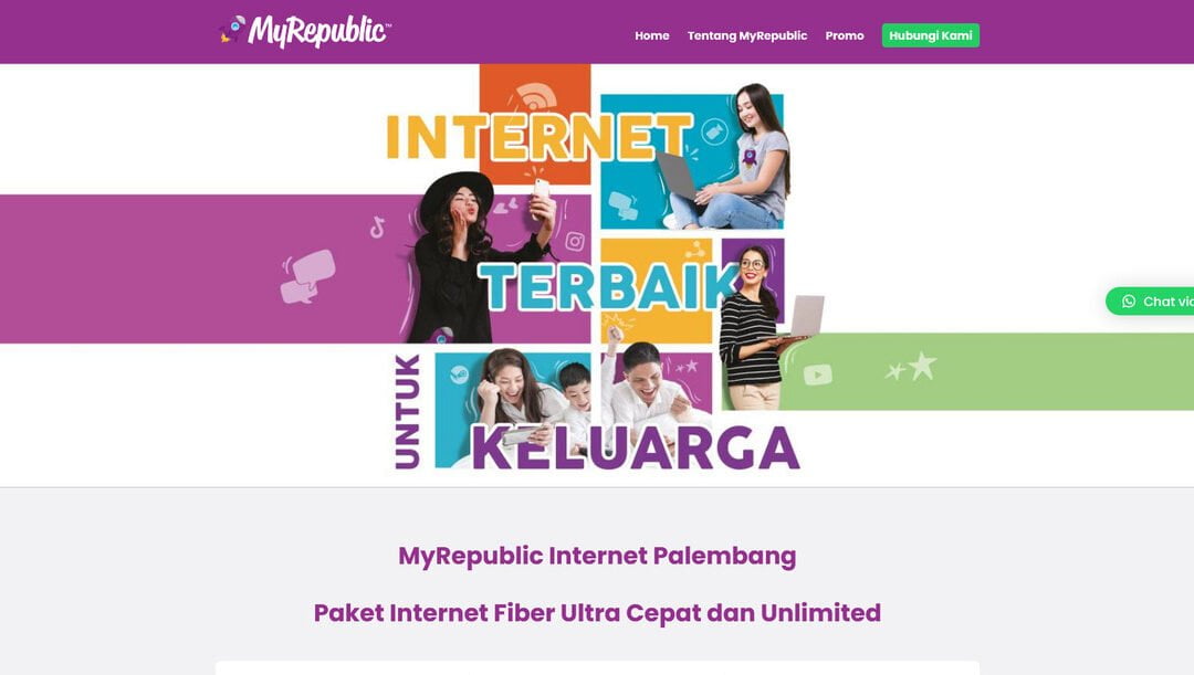MyRepublic Internet Palembang – Ultra Cepat