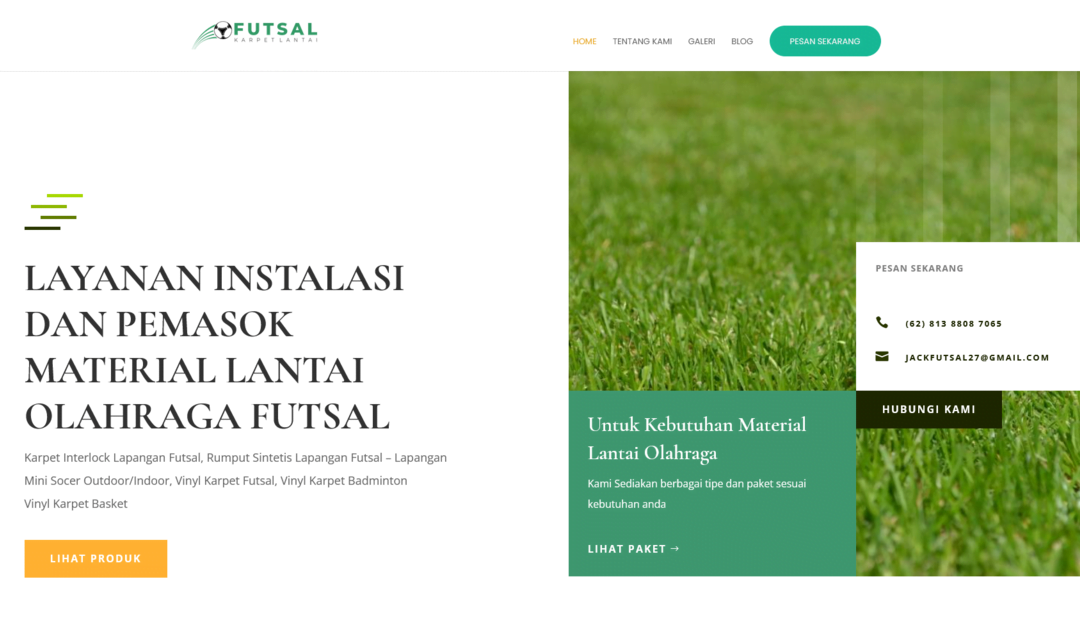 Karpet Lantai Futsal – Suplai dan Instalasi
