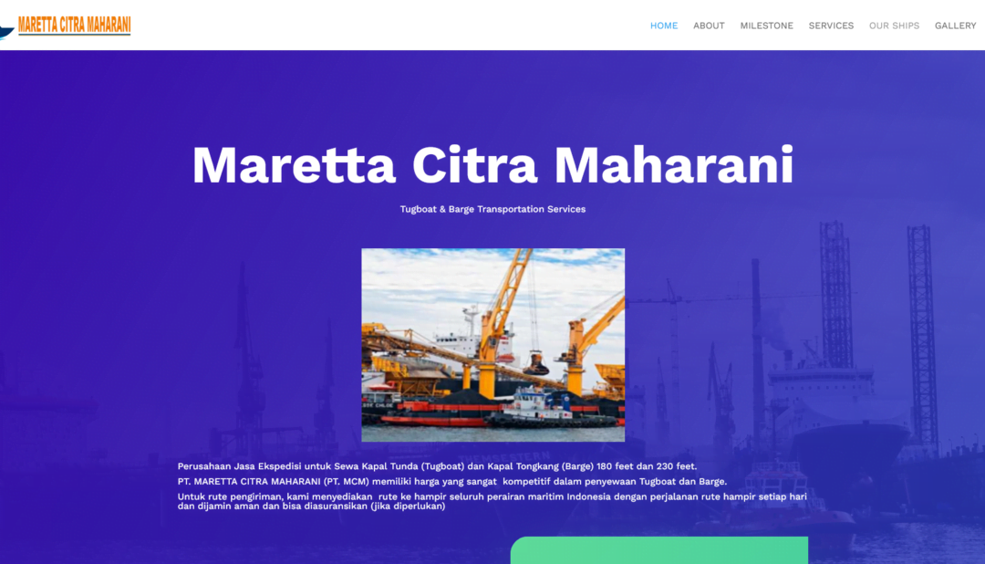 Maretta Citra Maharani – Penyewaan Kapal Tunda