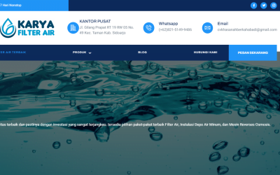 Karya Filter Air – Filter Air Terbaik