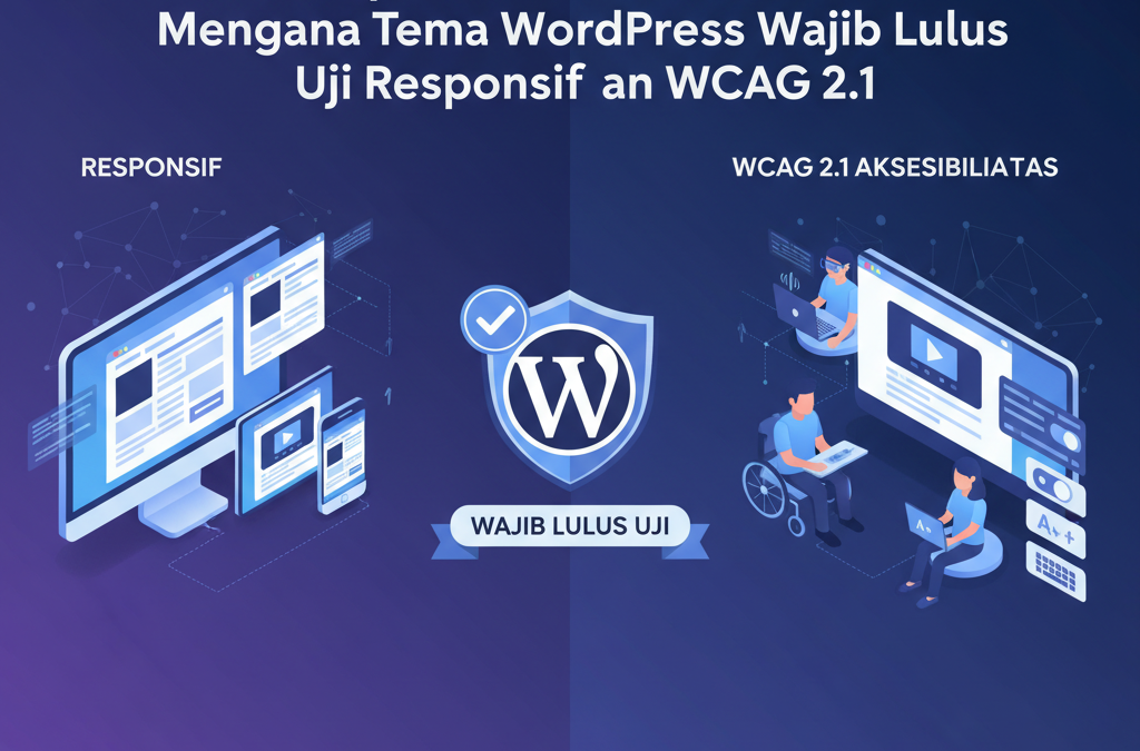 Adaptasi dan Aksesibilitas: Mengapa Tema WordPress Wajib Lulus Uji Responsif dan  WCAG 2.1