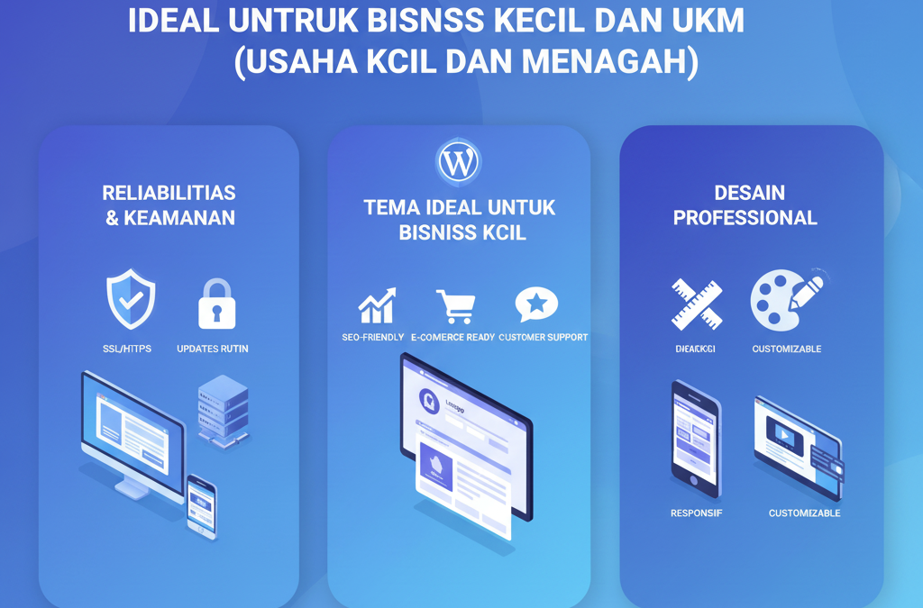 Membangun Kepercayaan Digital: Memilih Tema WordPress Ideal untuk Bisnis Kecil dan  UKM (Usaha Kecil dan Menengah)