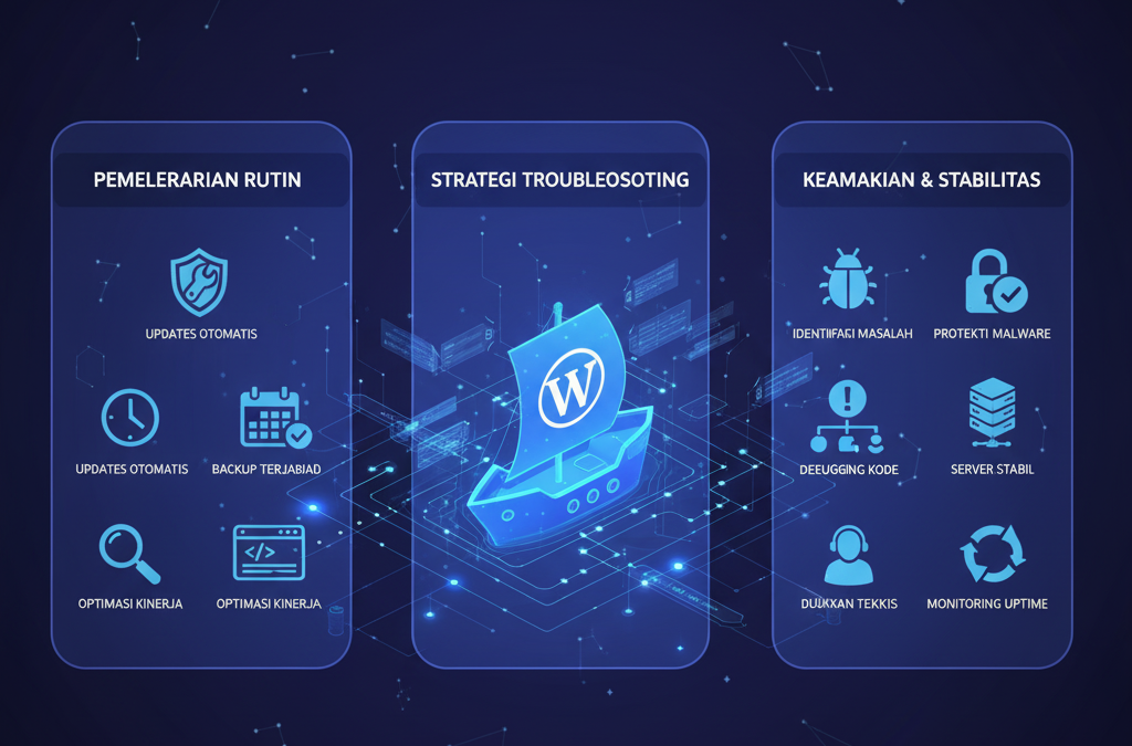 Menjaga Situs Tetap Berlayar: Panduan Penting Pemeliharaan Tema WordPress dan  Strategi Troubleshooting