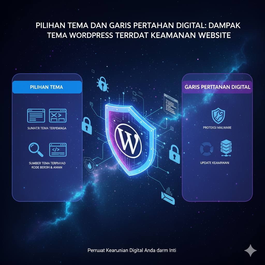 Pilihan Tema dan Garis Pertahanan Digital Dampak Tema WordPress terhadap