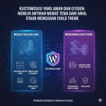 Kustomisasi yang Aman dan Efisien: Memilih Antara Membuat Tema dari Awal atau  Menggunakan Child Theme