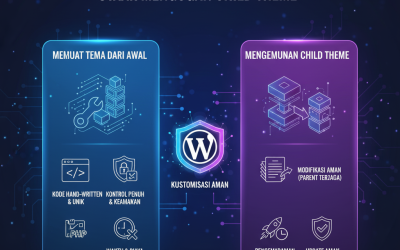 Kustomisasi yang Aman dan Efisien: Memilih Antara Membuat Tema dari Awal atau  Menggunakan Child Theme