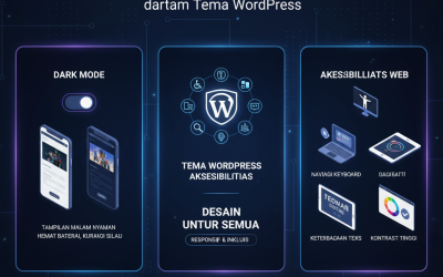 Desain untuk Semua: Mengintegrasikan Dark Mode dan Aksesibilitas Web dalam Tema WordPress